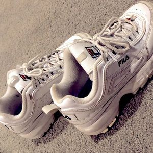 SOLD White Womens Filas!!